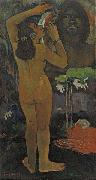 Paul Gauguin The Moon and the Earth (Hina tefatou), oil painting artist